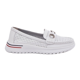 Openwork Vinceza Natural Ballerinas 95331 White hvid