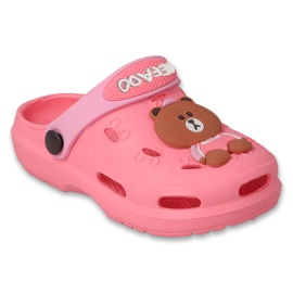 Befado Pink Children's Flip Flops 159p114 Bears lyserød