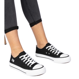 Sorte klassiske damesneakers