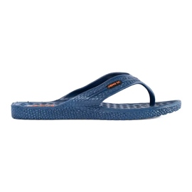 Blå mænds flip -flops