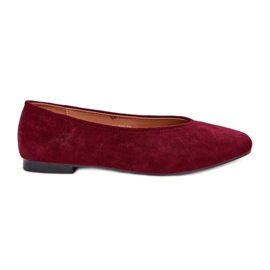 Klassiske Eco Burord Ballerinas rød