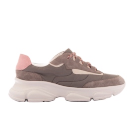 Marco Shoes Kvinders sports -sneakers oliven grå