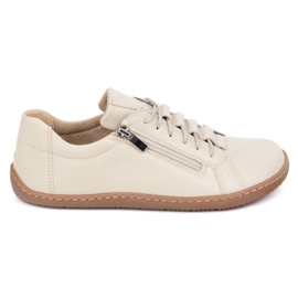 Olivier Minimalistiske sko barfodet læder kvinder 1242 beige
