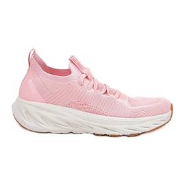 Komfortable kvinders sportssko Big Star RR274A131 Hi-Polish Pink System lyserød