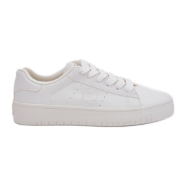 Lav kvinders sneakers med Eco Leather Big Star NN274577 White hvid