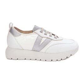 Kvinders sportssko på Vinceza 58510 -platformen White hvid