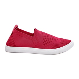 Women's Slip-On Big Star FF274A605 Fuksja lyserød