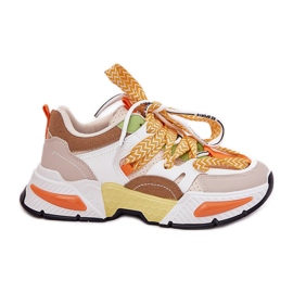 Sneakers Women's Sports Shoes med dobbelt snøring multicolor flerfarvet