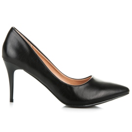Ideal Shoes Sorte højhælede