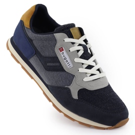Mænds sportssko Navy Blue Bugatti RR153135 blå