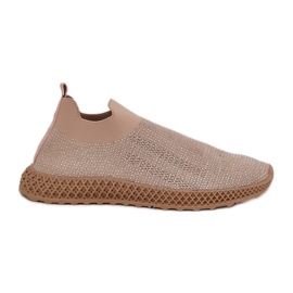 S.Barski Slokerede kvinders sportssko med TW121 beige