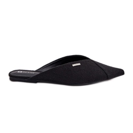 Kvinders flip flops med spidse tæer Big Star RR274210 sort
