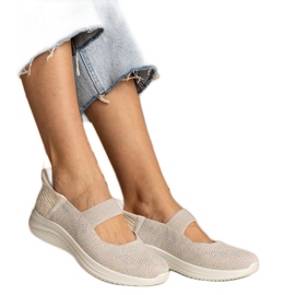 Farverige kvinders sneakers på en presset sål flerfarvet