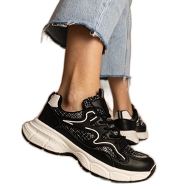 Sorte sneakers sport sneakers