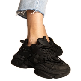 Sorte sneakers kvinders massive sportsgrene