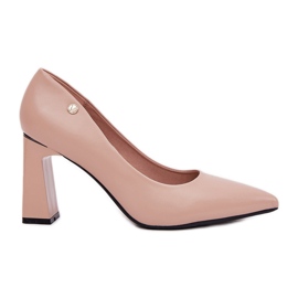 Vinceza Elegante pumper på Vincez 62221 Barb beige