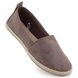 Kvinders espadrilles gled ruskind khaki potocki py16332 grøn