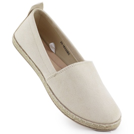 Espadrilles kvinder indsat ruskind beige potocki py16332