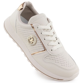 Kvinders sportssko, beige potocki py16342