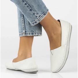 Filippo DP031/25 læder loafers hvid