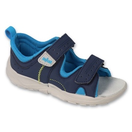 Befado Sandals Børne læderindsats 721p021 marineblå