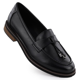 Sko Kvinders loafers Lordy Black Potocki SZ12627 sort