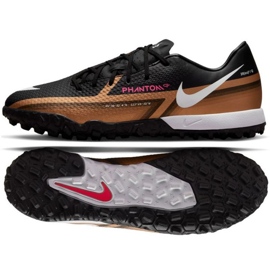 Nike Phantom GT2 Academy Qatar Tf DR5965 810 fodboldsko sort