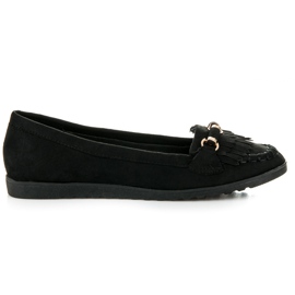 Seastar Loafers med frynser sort