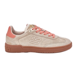 Ruskind sportssko kvinders sneakers d.franklin dfsh387005 beige