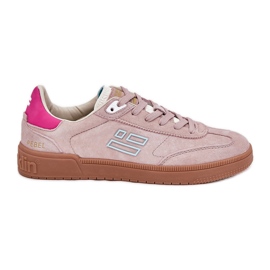 Suede sportssko til kvinder D.Franklin DFSH387005 Dirty Pink lyserød