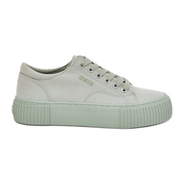 Materielle kvindes makker Sneakers Big Star RR274408 Green grøn