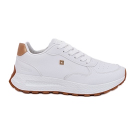 Letvægt kvinders sportssko Big Star RR274629 Hi-Polish White System hvid