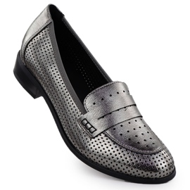 Kvindesko Lords Openwork Metallic Silver Potocki 12581 sølv