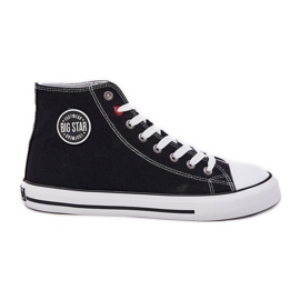 Materielle mænds sneakers Big Star NN174304 Hi-Poly System Black System sort