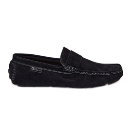 Big Star RR174049 Men's Suede Loafers sort