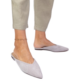 Elegant grå flip flops lavet af Ekozamszu