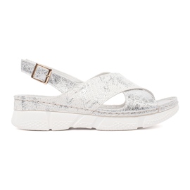 Goodin Flade hvide sandaler