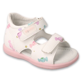 Befado Børns sandaler 170p116 med slik hvid