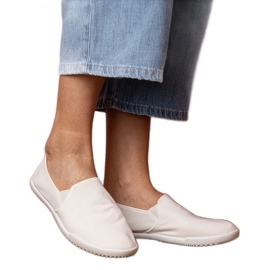 White Women's Slip -Up sneakers hvid