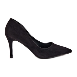 Eco Suede Pins Black sort