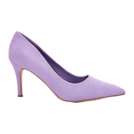 Eco Suede Pins lilla violet