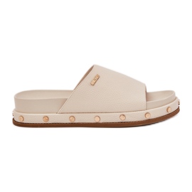 Kvinders flip flops på platformen med Big Star RR274215 Beige