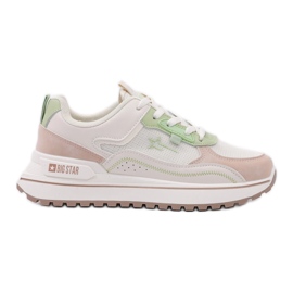 Sneakers Women's Shoes Big Star NN274A091 Beige med grøn