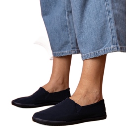 Kvinders granat gled sneakers blå