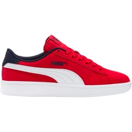 Puma Smash v2 Buck High Risk sko 365182 07 rød