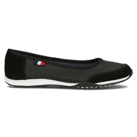 Filippo Læder sneakers dp142/24 bk sort perforeret hvid