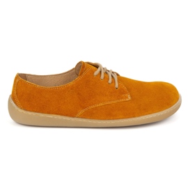 Women's Leather Pollonus Barefoot 5-1288-025 gul velour