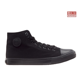 Big Star Mænds sko High Star FF174550 Sorte sneakers