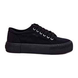 Women's Material Sneakers Big Star RR274403 Sort