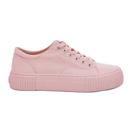 Women's Material Sneakers Big Star RR274404 Pink lyserød